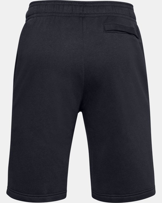Herren UA Rival Fleece Shorts, Black, pdpMainDesktop image number 5